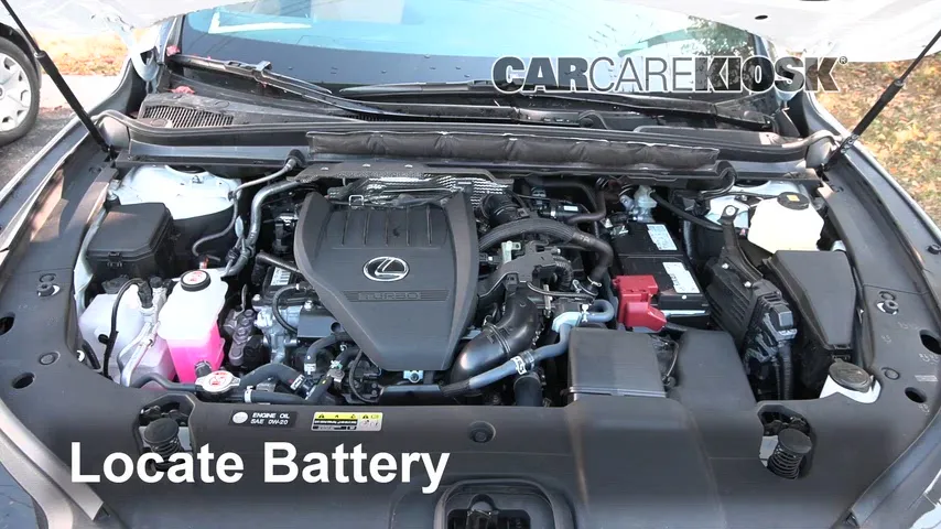 2024 Lexus RX350 2.4L 4 Cyl. Turbo Battery Replace